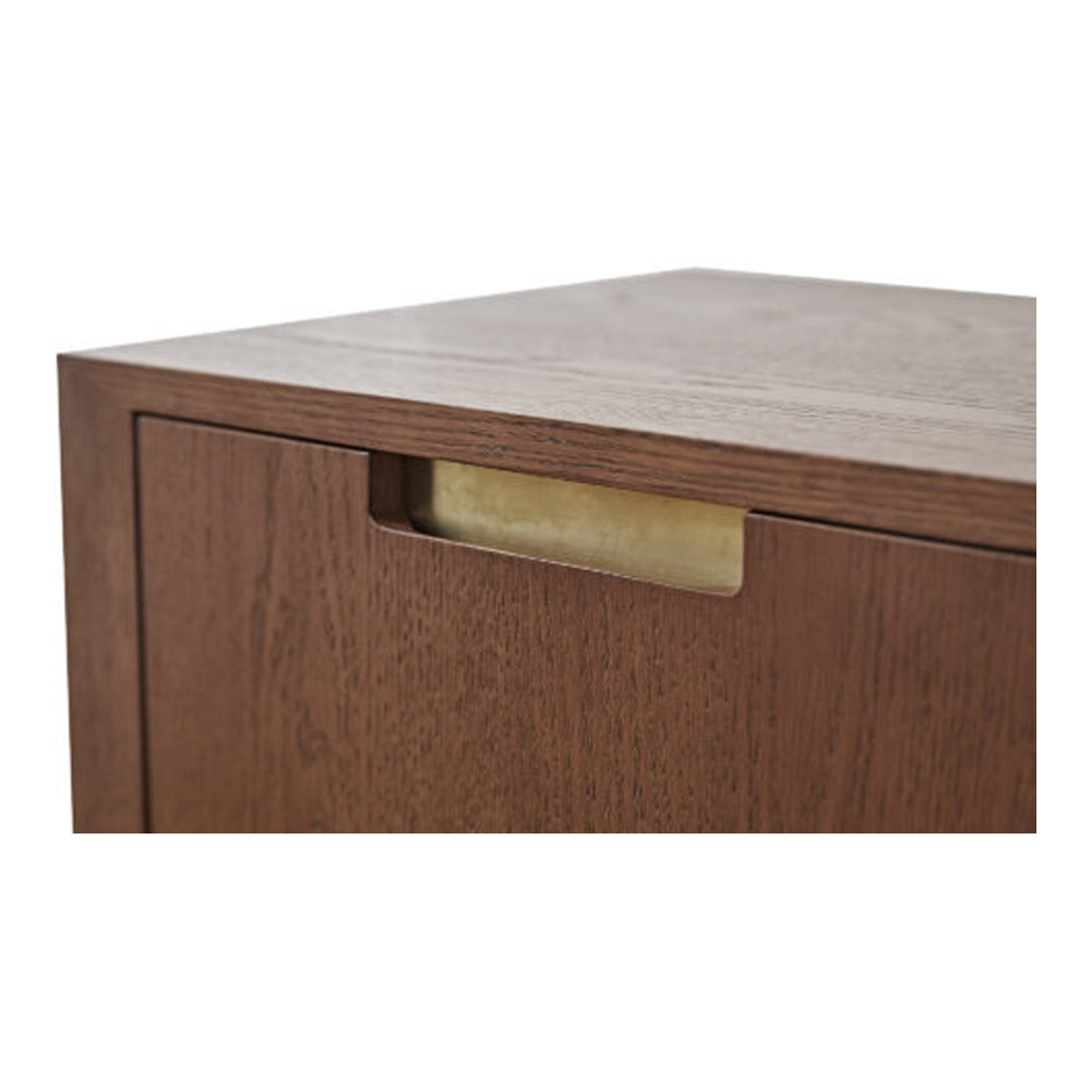 Product photograph of Liang Eimil Balkan Bedside Table Classic Brown Finished Outlet from Olivia's.