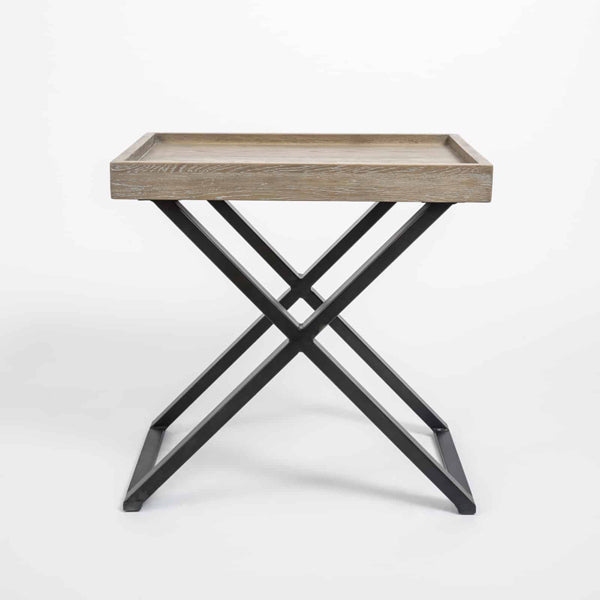 Product photograph of Di Designs Pershore Side Table - Aged Oak from Olivia's