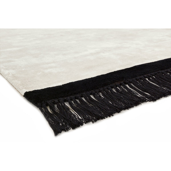 Asiatic Carpets Elgin Hand Woven Rug Creamblack Border 120 X 170cm