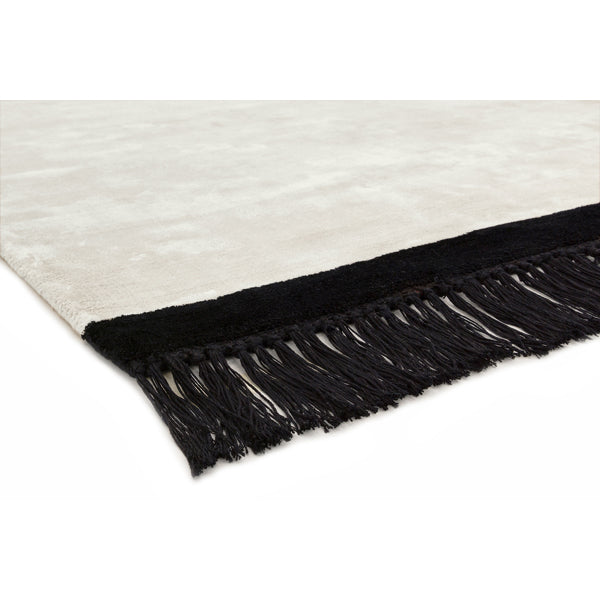 Asiatic Carpets Elgin Hand Woven Rug Creamblack Border 160 X 230cm