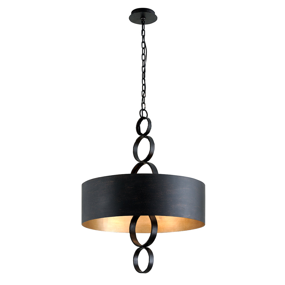 Product photograph of Hudson Valley Lighting Rivington Copper Base Chandelier from Olivia's.