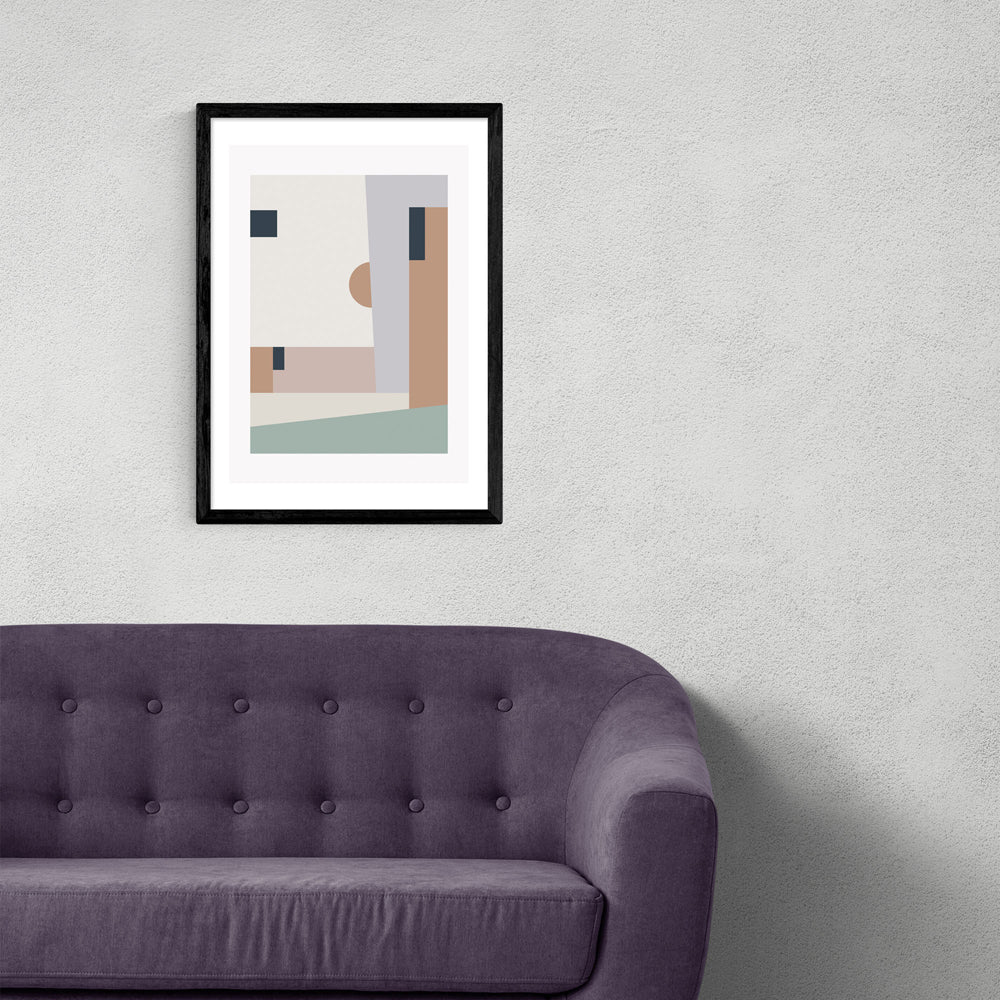 Product photograph of Homelands Ii By Fay Jae - A3 Black Framed Art Print from Olivia's.