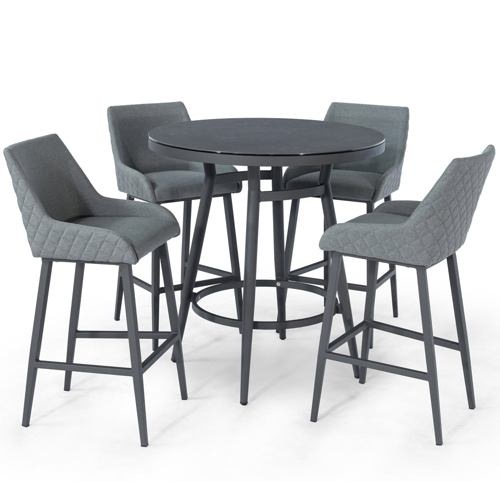 Product photograph of Maze Regal 4 Seat Bar Set Flanelle from Olivia's