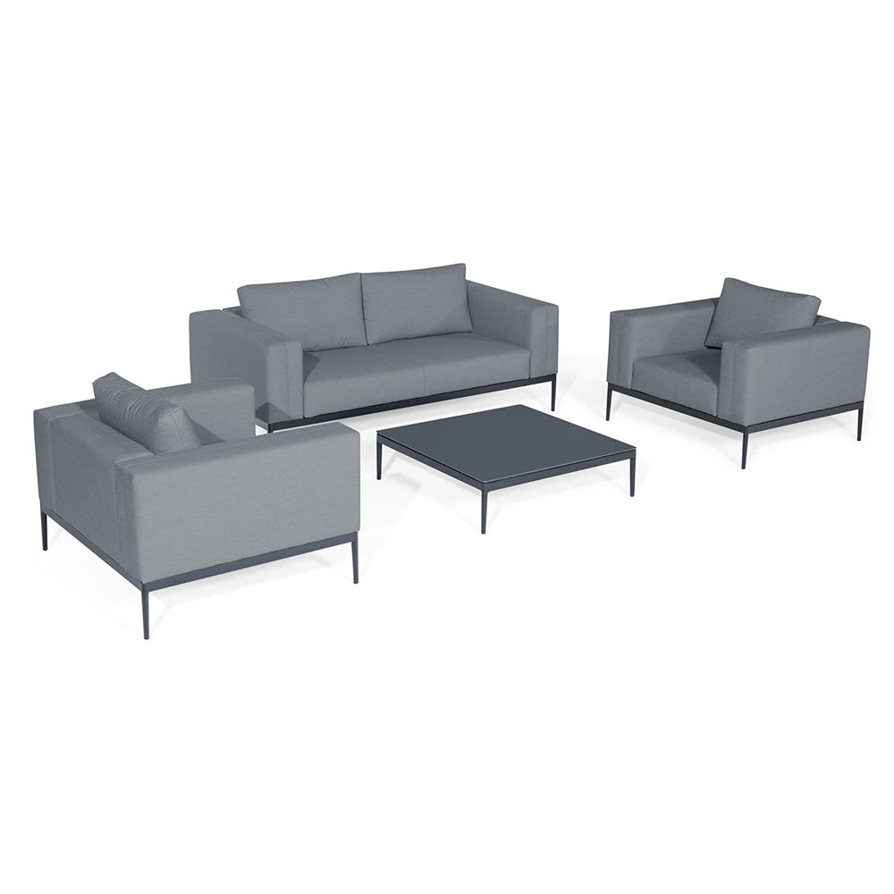 Product photograph of Maze Eve 2 Seat Sofa Set Flanelle from Olivia's