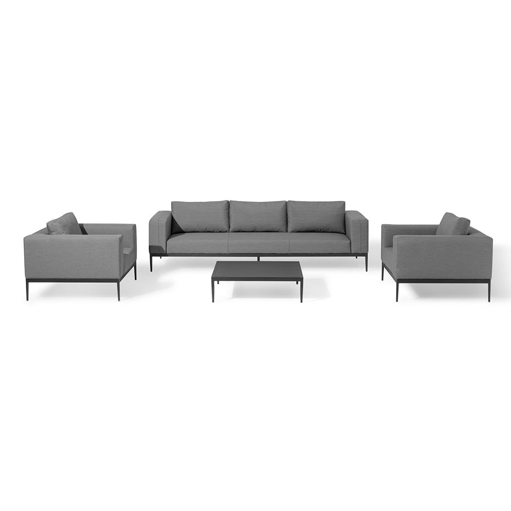 Product photograph of Maze Eve 3 Seat Sofa Set Flanelle from Olivia's