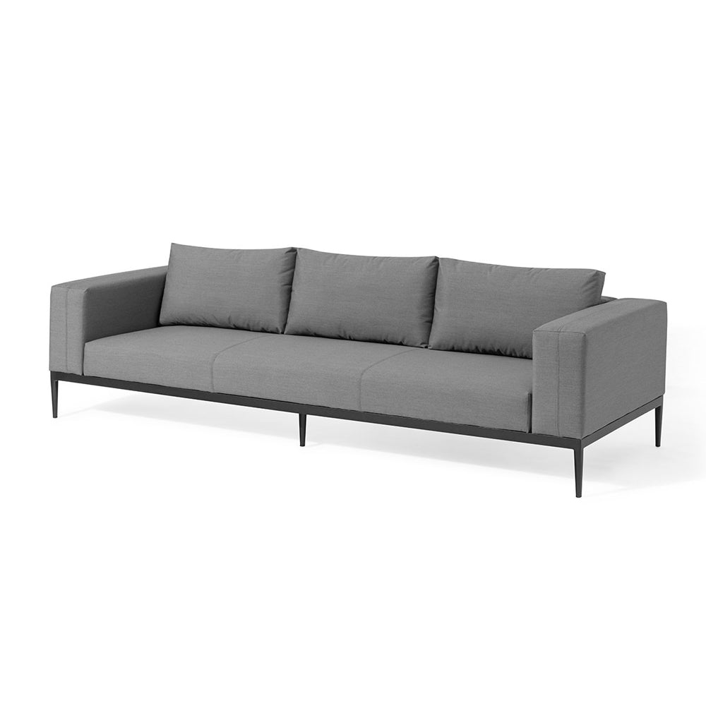 Product photograph of Maze Eve 3 Seat Sofa Set Flanelle from Olivia's.