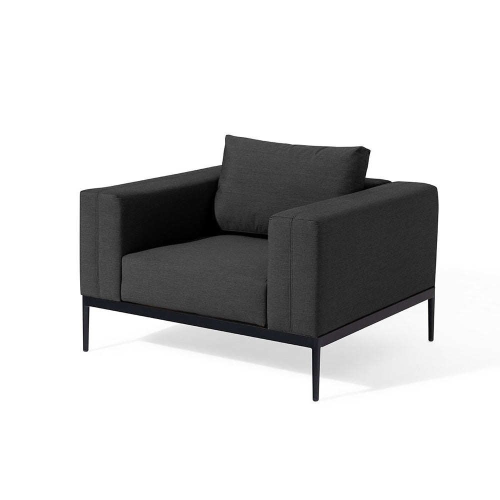 Product photograph of Maze Eve 3 Seat Sofa Set Charcoal from Olivia's.