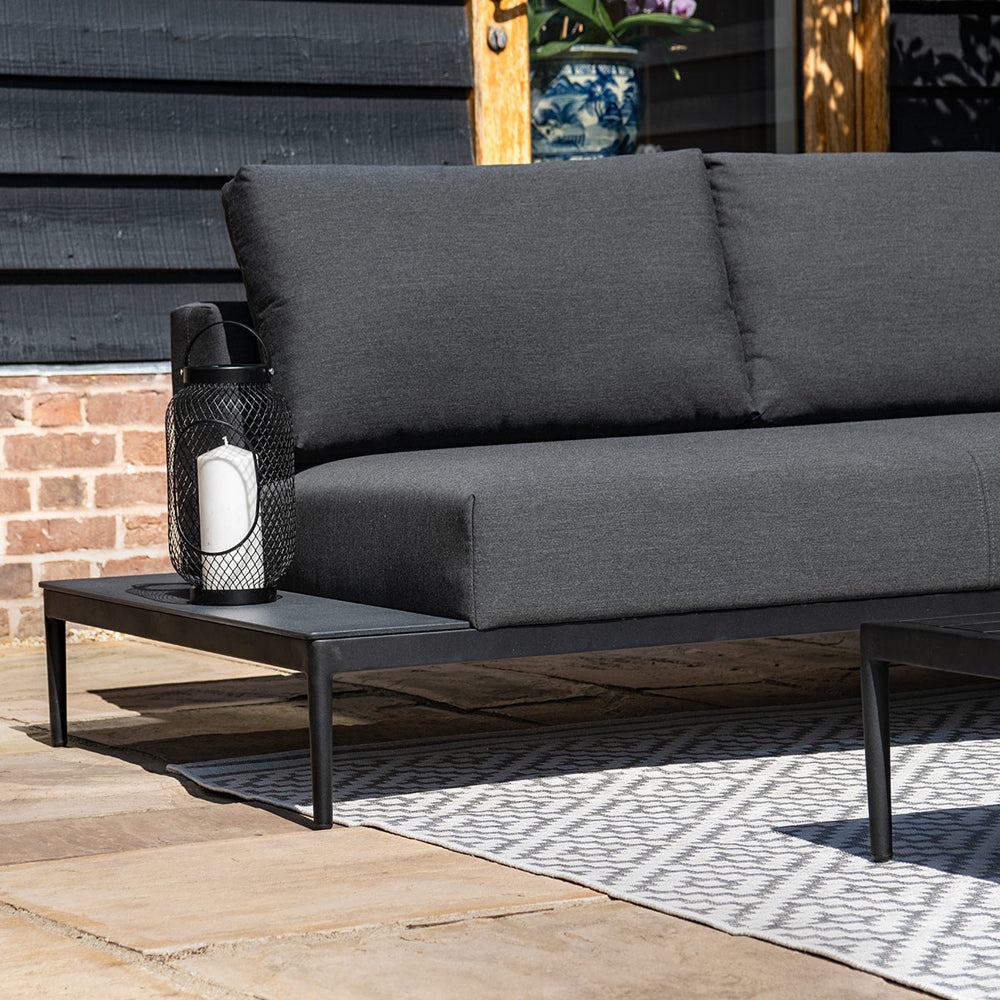 Product photograph of Maze Eve 3 Seat Sofa Set Charcoal from Olivia's.