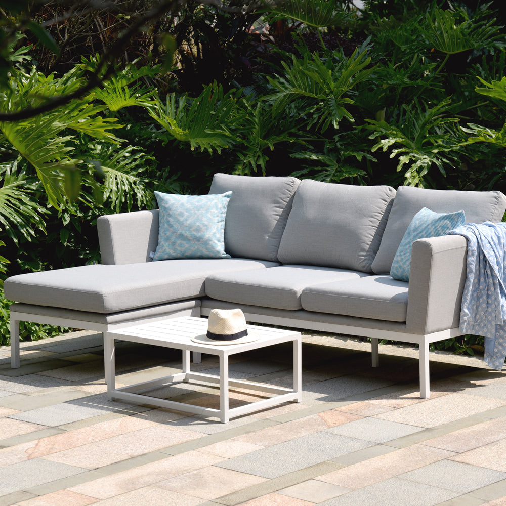 Product photograph of Maze Pulse Chaise Sofa Set Lead Chine from Olivia's.