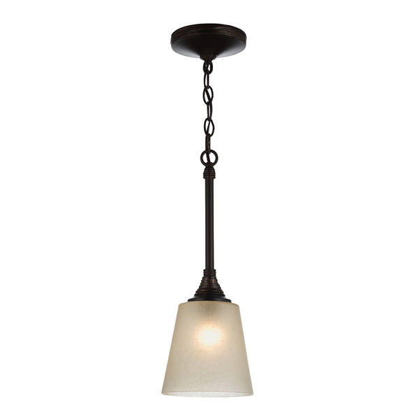 Product photograph of Elstead Feiss Arbor Creek 1 Light Pendant Arbor Bronze from Olivia's