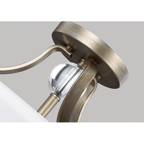 Product photograph of Elstead Evington 2 Light Ceiling Light Sunset Gold from Olivia's.
