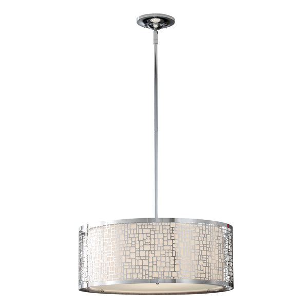 Elstead Joplin 3 Light Pendant Chrome