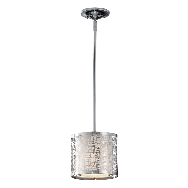 Elstead Joplin 1 Light Pendant Chrome