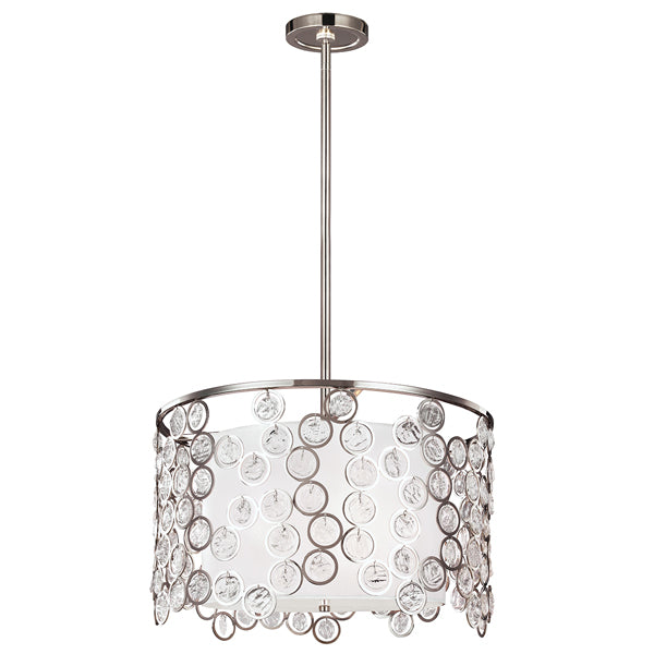 Elstead Lexi 3 Light Pendant Polished Nickel