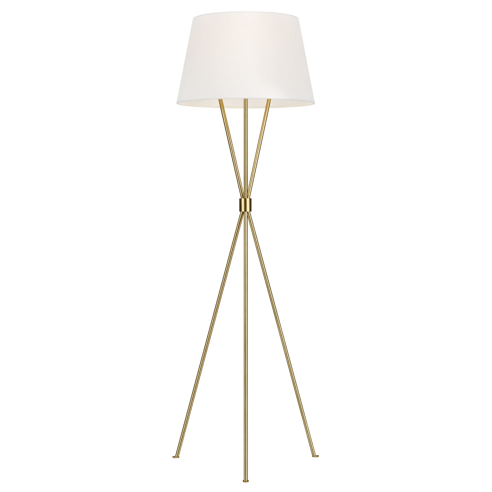 Elstead Penny Floor Lamp Burnished Brass Outlet