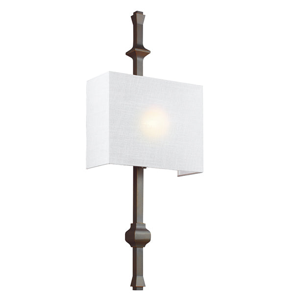 Product photograph of Elstead Teva 1 Light Wall Light Antique Bronze from Olivia's