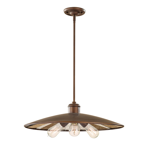Product photograph of Elstead Urban Renewal 3 Light Pendant Astral Bronze from Olivia's