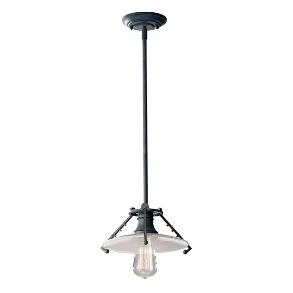Product photograph of Elstead Feiss Urban Renewal 1 Light Pendant Weathered Zinc from Olivia's
