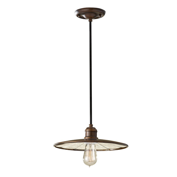 Elstead Urban Renewal 1 Light Pendant Astral Bronze