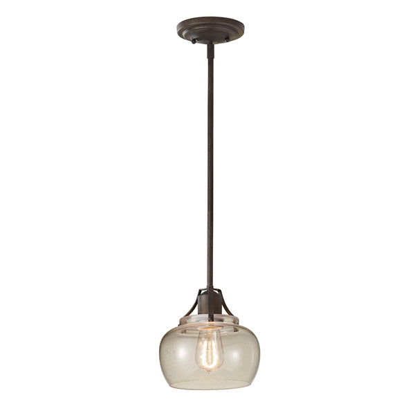 Product photograph of Elstead Urban Renewal 1 Light Pendant Rustic Iron from Olivia's