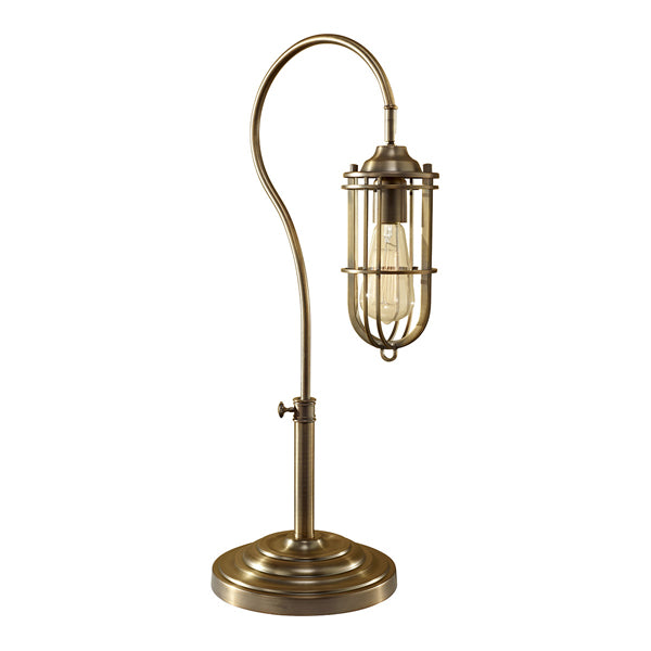 Product photograph of Elstead Urban Renewal 1 Light Table Lamp Dark Antique Brass from Olivia's