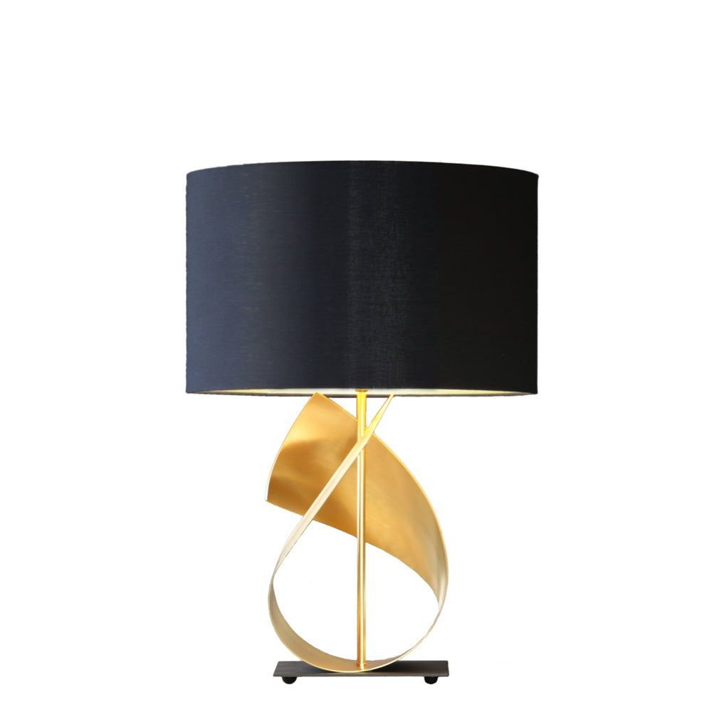 Product photograph of Arcform Lighting - Flux Table Lamp Base In Brushed Brass from Olivia's
