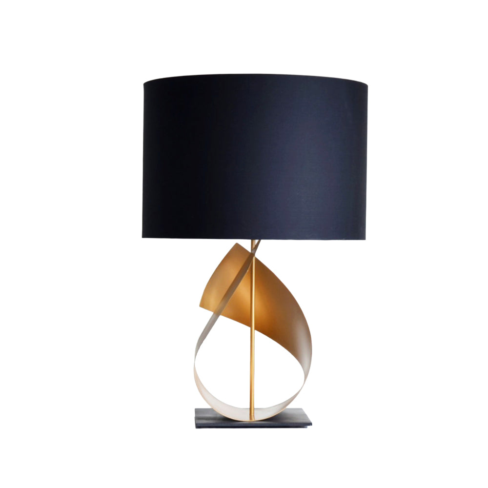 Product photograph of Arcform Lighting - Flux Table Lamp Base In Gold from Olivia's