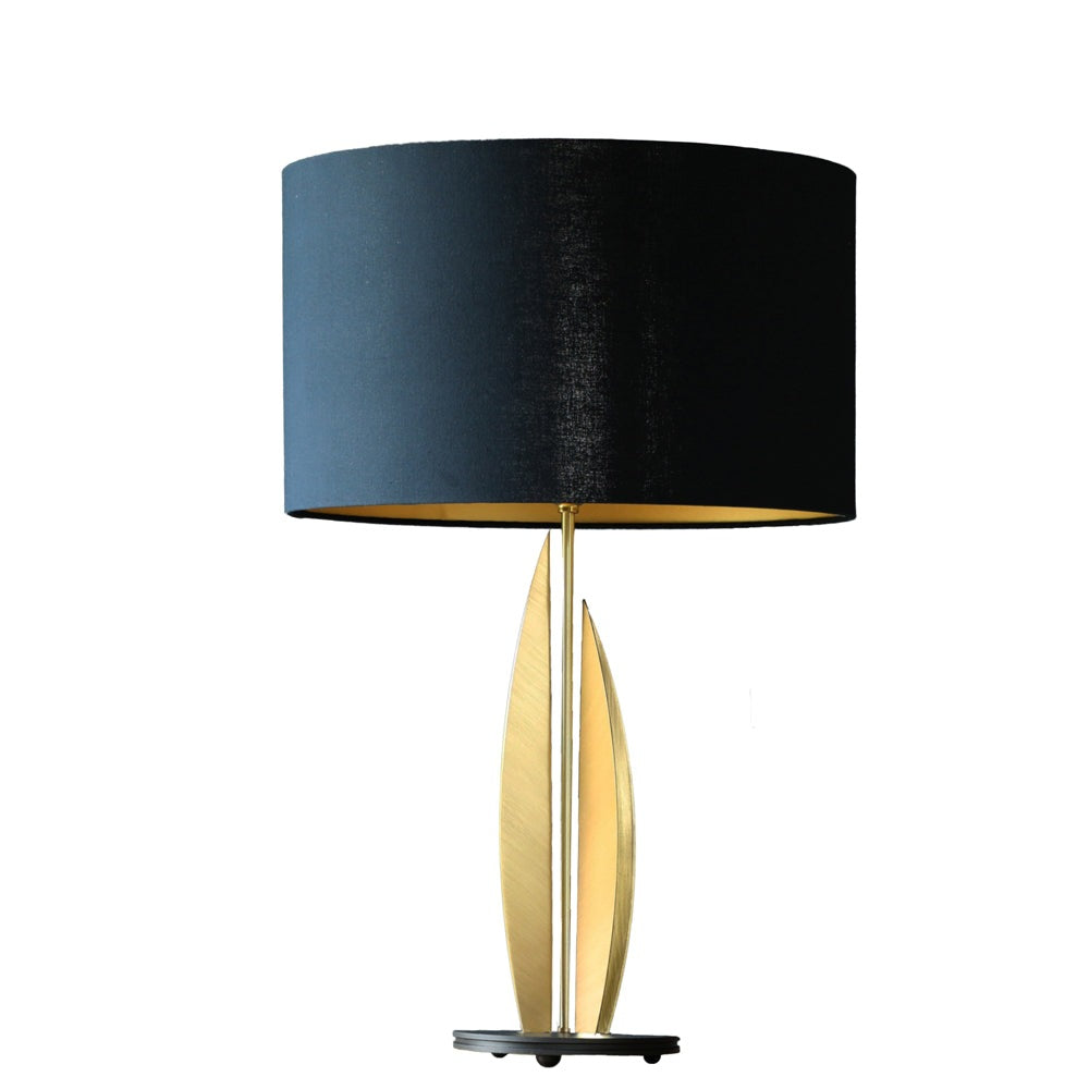 Arcform Lighting Folio Table Lamp Base In Brushed Brass