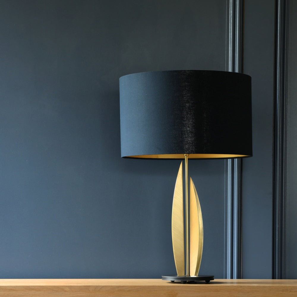 Product photograph of Arcform Lighting - Folio Table Lamp Base In Brushed Brass from Olivia's.