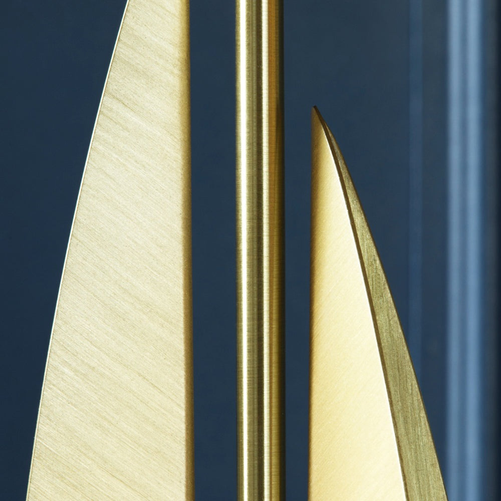 Product photograph of Arcform Lighting - Folio Table Lamp Base In Brushed Brass from Olivia's.