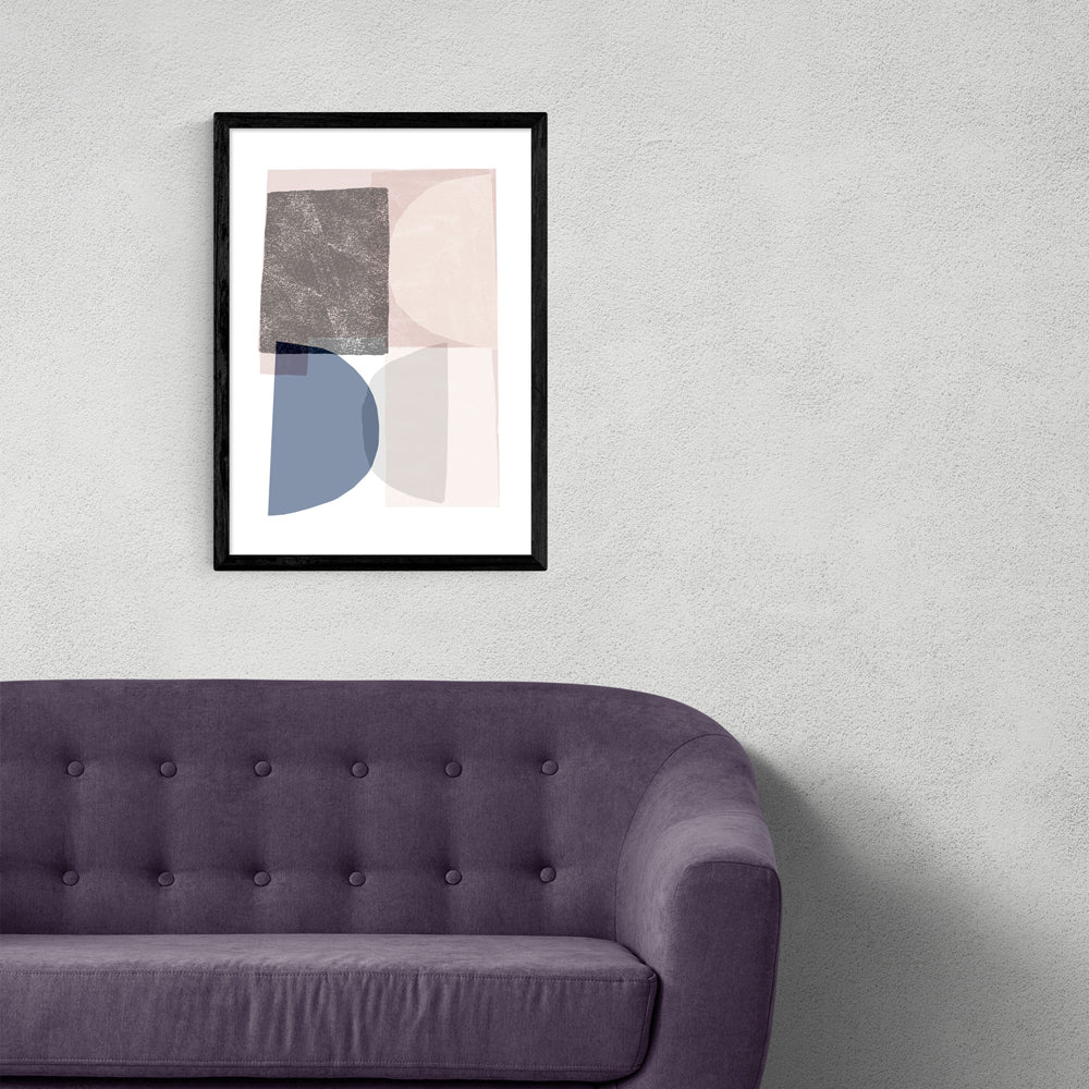 Product photograph of Monolith I By Francesca Iannaccone - A3 Black Framed Art Print from Olivia's.