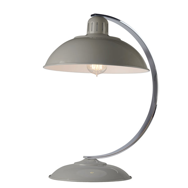 Product photograph of Elstead Franklin 1 Light Table Lamp Tarpaulin Grey from Olivia's