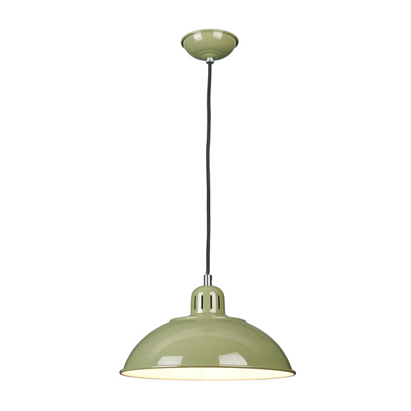 Elstead Franklin 1 Light Pendant Green