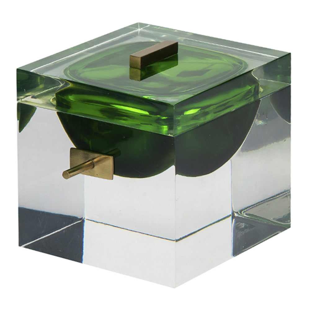 Product photograph of Liang Eimil Gwinear Decorative Box Green Small from Olivia's.