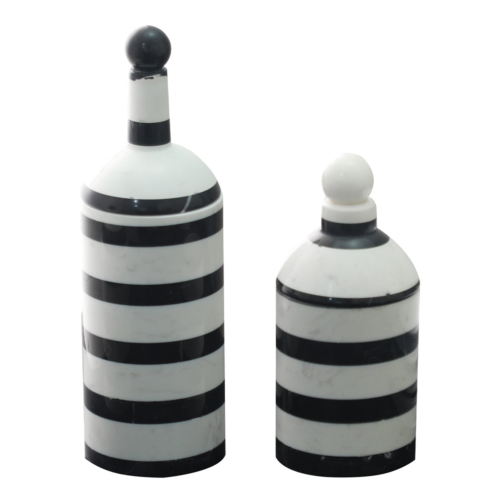 Product photograph of Liang Eimil Albion Ii Jar Black And White from Olivia's.