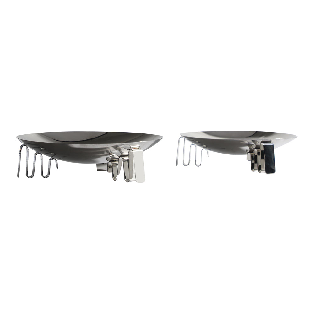 Product photograph of Liang Eimil Vine Tray Polished Stainless Steel Small from Olivia's.