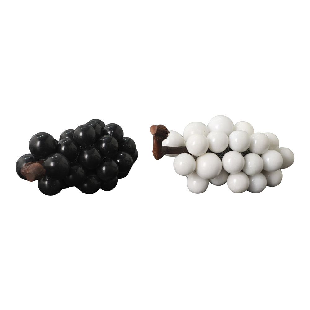 Product photograph of Liang Eimil Marble Grapes Decor Black from Olivia's.