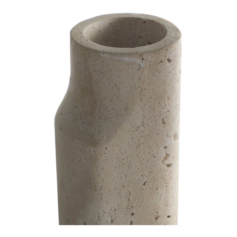 Product photograph of Liang Eimil Oakley Vase Beige Large from Olivia's.