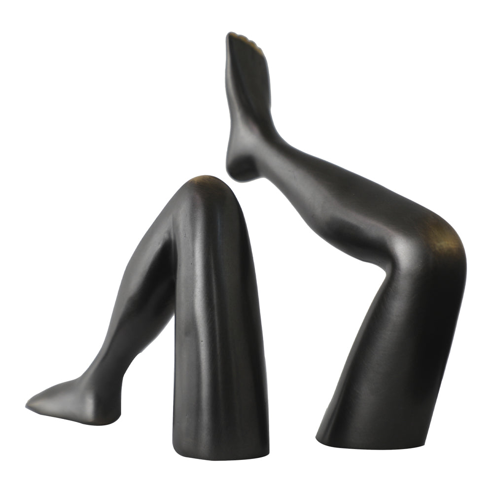 Product photograph of Liang Eimil Phoenix Legs Sculpture Black from Olivia's