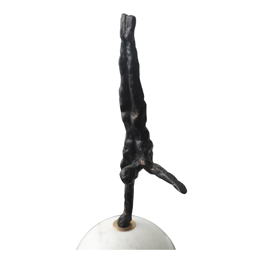 Product photograph of Liang Eimil Handstand Sculpture Dark Bronze from Olivia's.