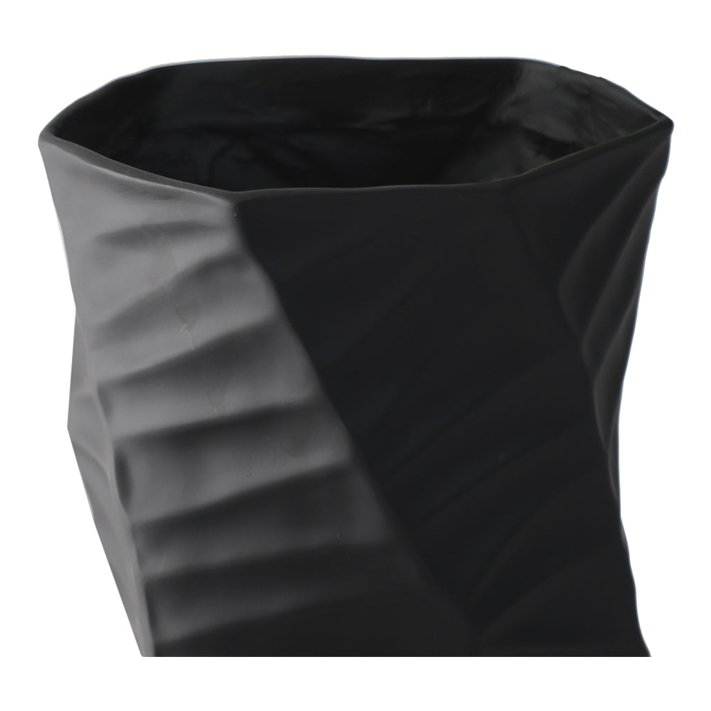 Product photograph of Liang Eimil Ivor Vase Black from Olivia's.