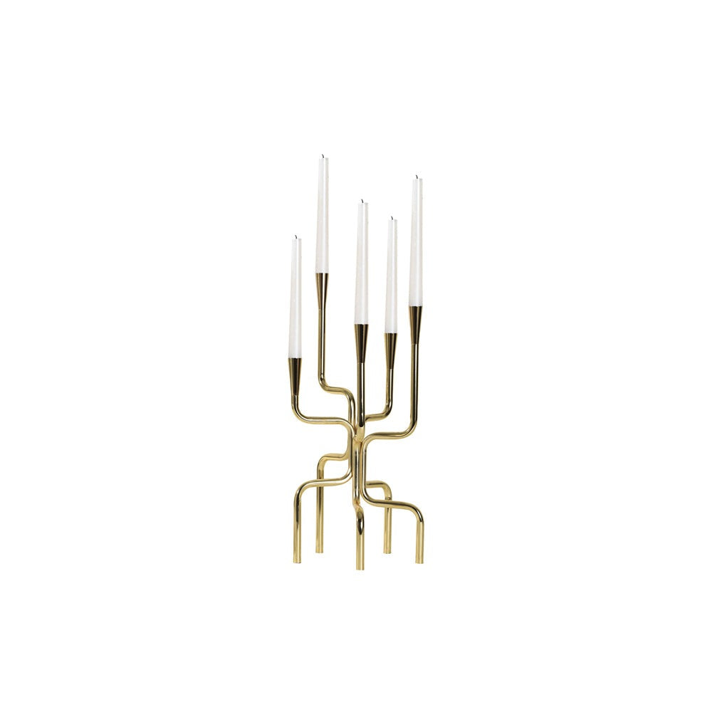 Product photograph of Liang Eimil Maman Gold Candle Holder from Olivia's