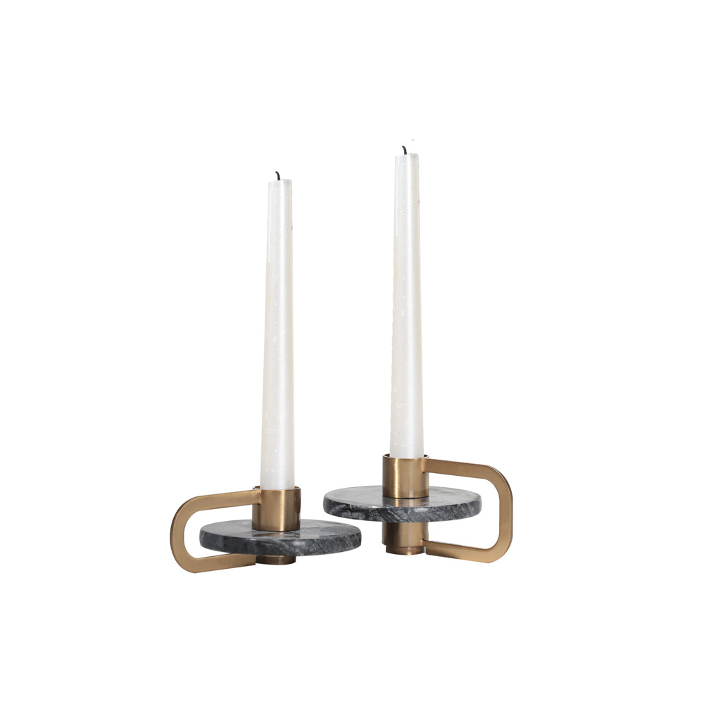 Product photograph of Liang Eimil Bennet Candle Holder Small from Olivia's.