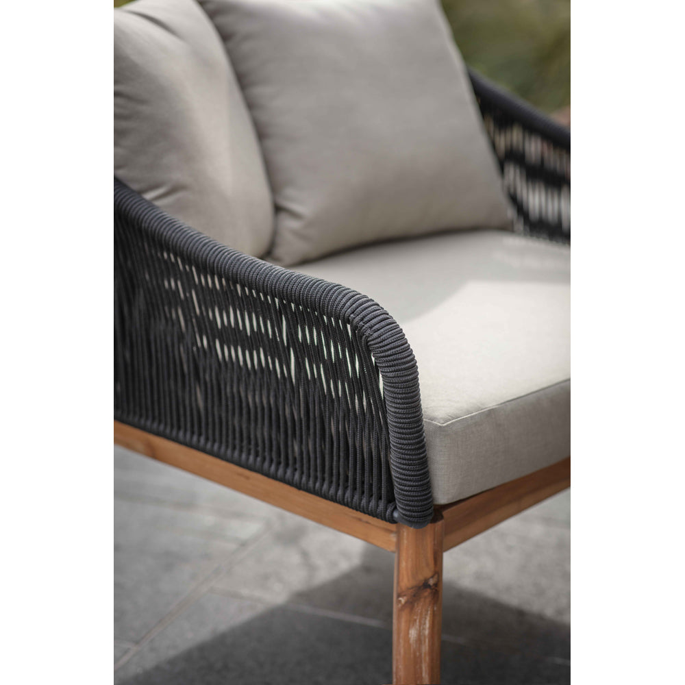 Product photograph of Garden Trading Luccombe Armchair Set Black from Olivia's.