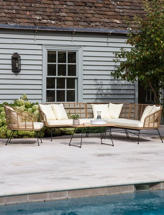 Product photograph of Garden Trading Hampstead Corner Sofa Natural from Olivia's.