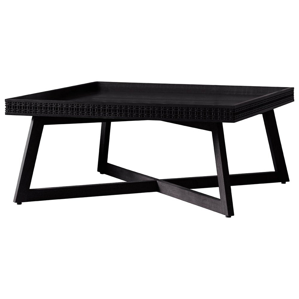 Product photograph of Gallery Interiors Boho Boutique Coffee Table In Black from Olivia's.