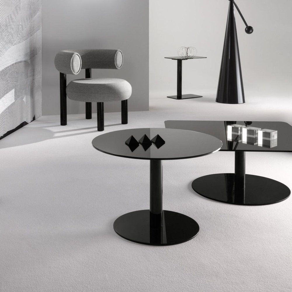Product photograph of Tom Dixon Flash Table Black Circle Circle from Olivia's.