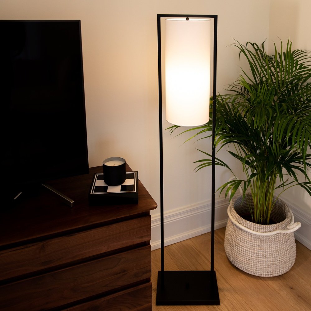Product photograph of Olivia S Abbey Floor Lamp from Olivia's.