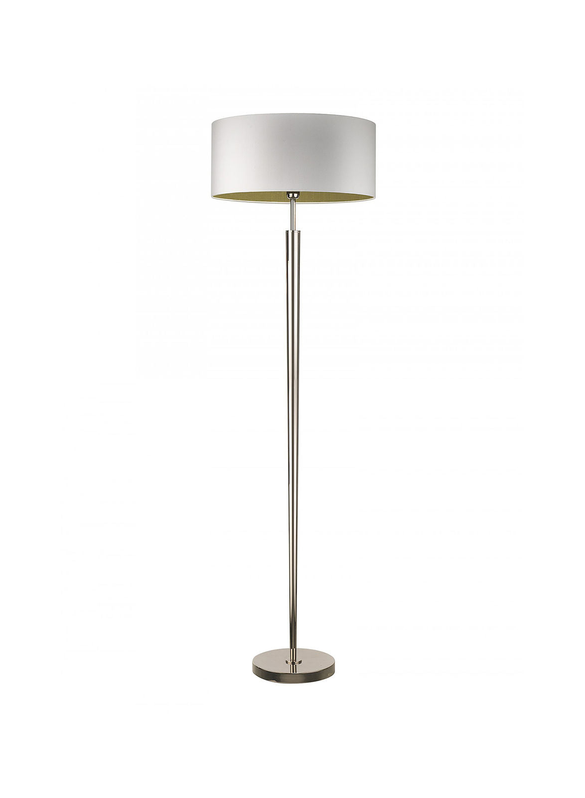 Heathfield Co Torchere Nickel Floor Lamp