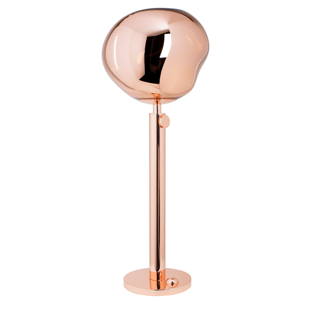 Product photograph of Tom Dixon Melt Floor Light Copper from Olivia's.